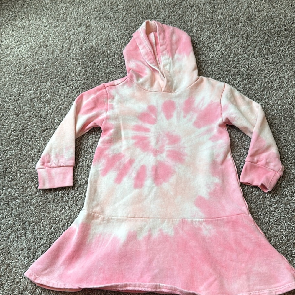 Excellent condition crewcuts size 4T tie dye sweatshirt dress